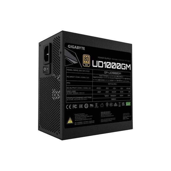 Gigabyte Power Supply UD1000GM PG5 1000 Watt 80+ Gold Gigabyte Power Supply UD1000GM PG5 1000 Watt 80+ Gold